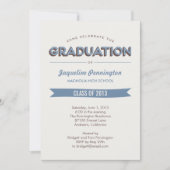 Chic Celebration Afstuderen Uitnodiging (Voorkant)