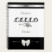Chic Cello Student Schedule Organizer (Devant)