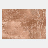 Chic Champagne Gold Sparkle Glitz Inpakpapier Vel (Voorkant 3)