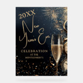 Chic Champagne Time New Year's Eve Party (Recto)