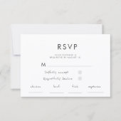 Chic Chandelier Watercolor Wedding RSVP Card (Devant)