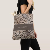Chic Cheetah gepersonaliseerd Draagtas (Dichtbij)