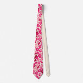 Chic Cheetah rose doux - Cravate (Devant)