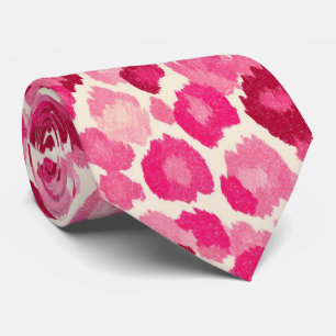 Chic Cheetah rose doux - Cravate