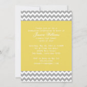 Chic Chevron Afstuderen Kaart (Achterkant)