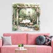 Chic Chic Chic Cottage Jardin Toile Art (Insitu(Salon))
