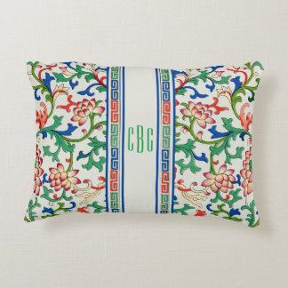 Chic Chinoiserie Chic Accent Coussin Monogramme
