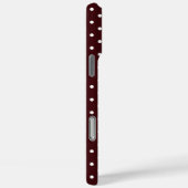 Chic Chocolate Brown & White Polka Dot Pattern Case-Mate iPhone Case (Achterkant / Rechts)
