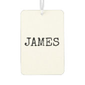 Chic Christmas scandinavian pattern Luchtverfrisser (Achterkant)