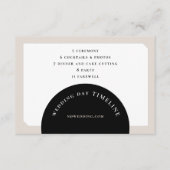 CHIC CIRCLE WEDDING INFORMATIEKAARTJE (Voorkant)