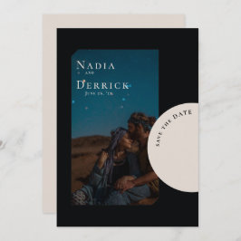 CHIC CIRCLE WEDDING SAVE THE DATE