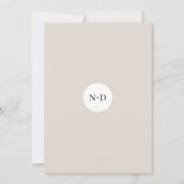 CHIC CIRCLE WEDDING SAVE THE DATE (Achterkant)