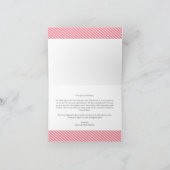 Chic Clothesline Carte de remerciements bébé - Fil (Intérieur)