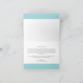 Chic Clothesline Carte de remerciements bébé - Gar (Intérieur)