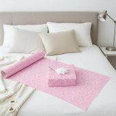 Chic Coeurs roses Motif papier enveloppant