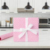 Chic Coeurs roses Motif papier enveloppant