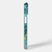 Chic collage blauw turquoise Siciliaanse citrus bl Case-Mate iPhone Case (Achterkant / Rechts)