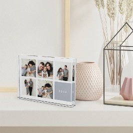 Chic Collage | Jaar van het blok van de Foto van h