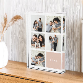 Chic Collage Year Keepomwille Photo Block | Blush Fotoblokken