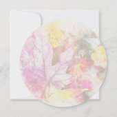 Chic coloré Botanique Bridal Shower Invitation (Dos)