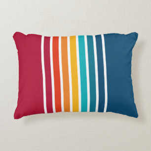 Chic Colorful Stripes Patroon Accent Kussen