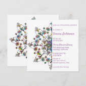 Chic Colors Mandala Bridal Shower Kaart (Voorkant / Achterkant)