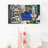 Chic Con-afstudeerder-ulaties Foto Afstuderen Spandoek (Insitu)