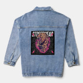 "Chic & Confortable : Custom Women's Jean Jacket" (Verso)