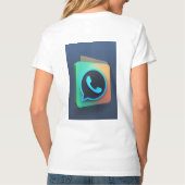 Chic conversation : T-shirt Icon WhatsApp Icon (Dos)
