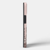 Chic Cool Glitter Crown Drop Case-Mate iPhone Case (Achterkant / Rechts)