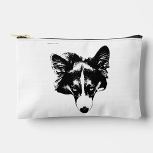 chic corgi gezicht etui