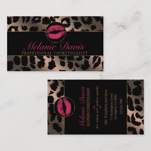 Chic Cosmetology Visitekaartje (Voorkant / Achterkant)