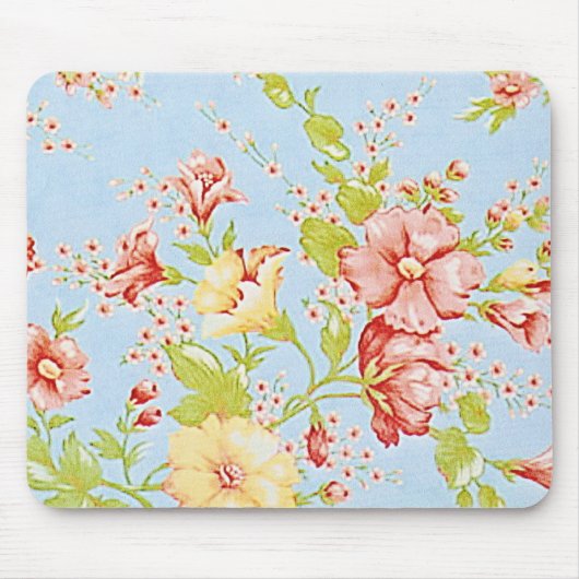 Chic Cottage Floral Mousepad Muismat (Voorkant)
