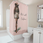 Chic Cowgirl Douche rideau (En situation)