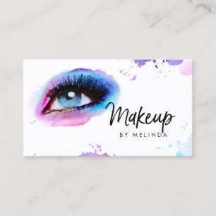 Chic Creative Make-up Artiest Waterverf Eye Visitekaartje
