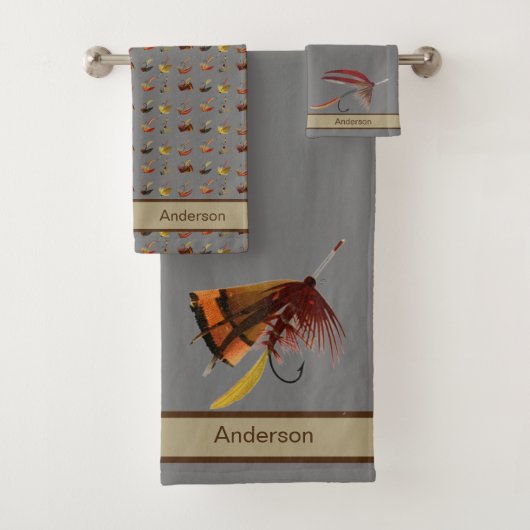 Chic Custom Grey Tan Fly Pêche Mouches Côtière (En situation)