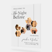 Chic Custom Photo Moderne Dîner De Répétition Bien (Angle)