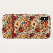 Chic Custom Waterverf Floral Patroon Case-Mate iPhone Case (Achterkant (horizontaal))