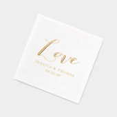 Chic Custom Wedding Love Modèle (Gauche)