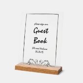 Chic cygne moderne S'il vous plaît signer notre li (Angle)