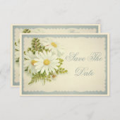 Chic  Daisies sparen de Datum 65th Save The Date (Voorkant / Achterkant)