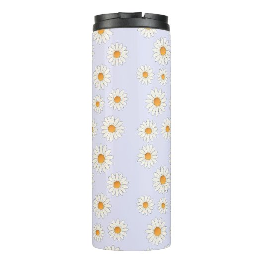 Chic Daisy Bloempatroon – Schattigee Bloemen Ontwo Thermosbeker (Achterkant)