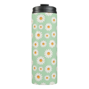 Chic Daisy Bloempatroon – Schattigee Bloemen Ontwo Thermosbeker