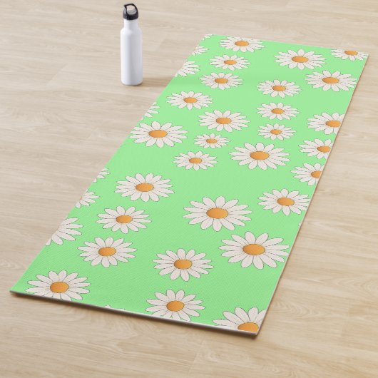 Chic Daisy Bloempatroon – Schattigee Bloemen Ontwo Yogamat (In situ)