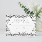 Chic Damask RSVP [noir et blanc] (Debout devant)