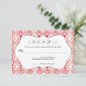 Chic Damask RSVP [Rouge] (Debout devant)