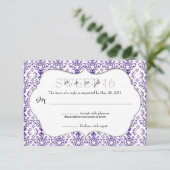 Chic Damask RSVP [Violet] (Debout devant)