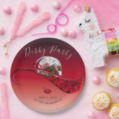 Chic Dames Pet Derby Party Papieren Bordje (Feest)