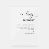 Chic dans le Mariage de mémoire aimer Frosted (Recto)