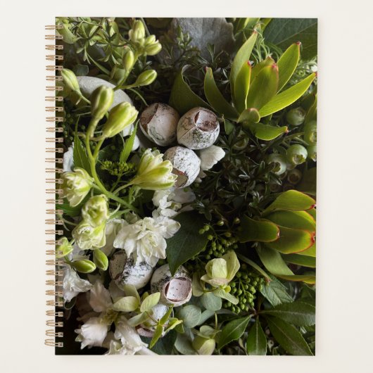Chic Dark Green Botanical Leaves (Devant)